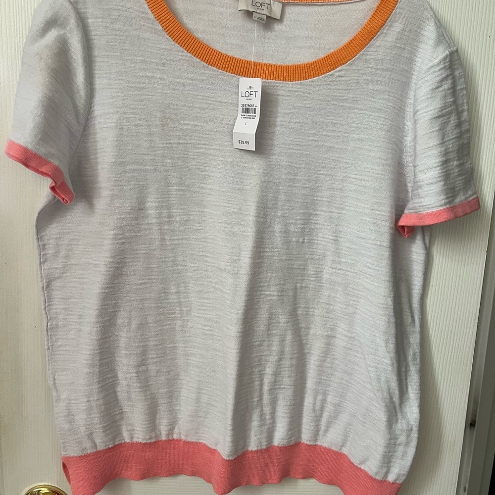 Contrast Trim Loft T-shirt
